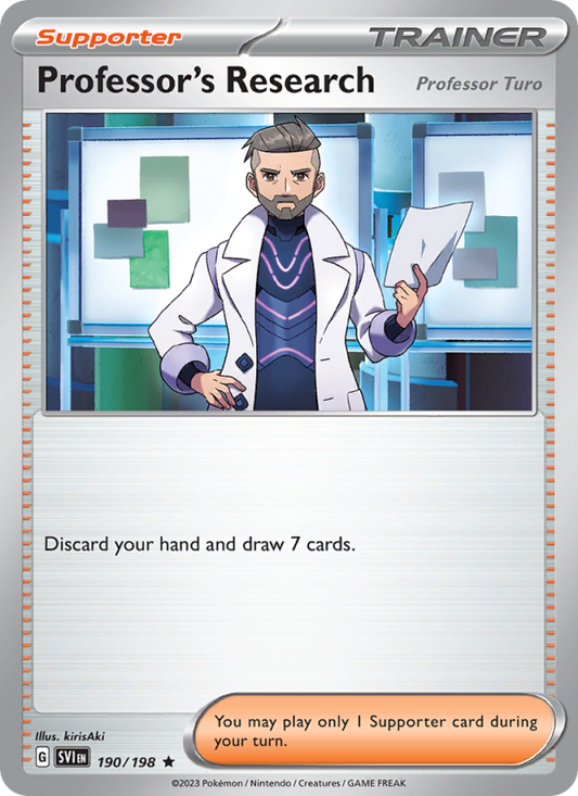 Professor's Research (190/198) Regular card image