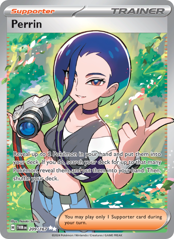 Perrin (209/167) Holographic card image