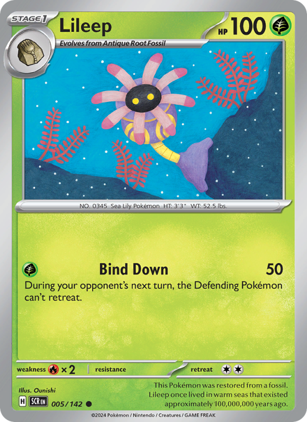 Lileep (005/142) Reverse Holo card image