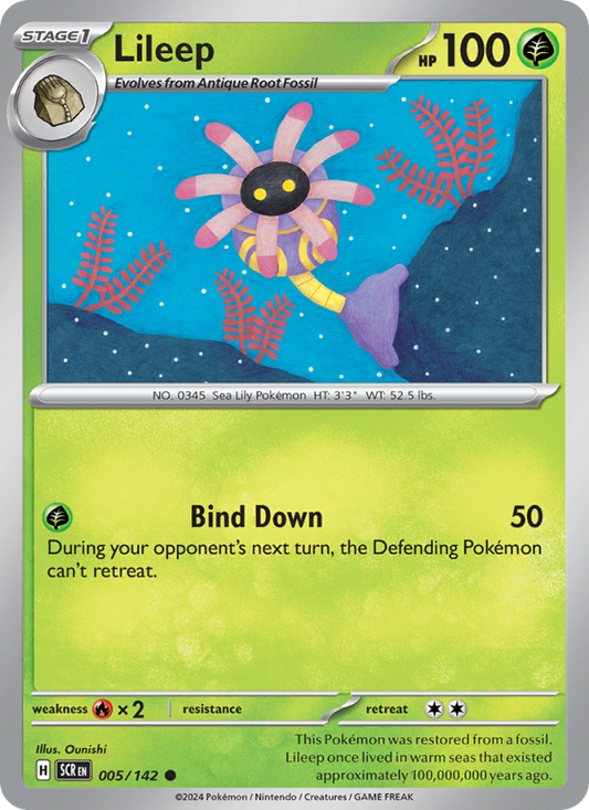 Lileep (005/142) Reverse Holo card image