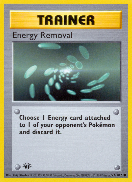 Energy Removal (092/102) Reverse Holo card image