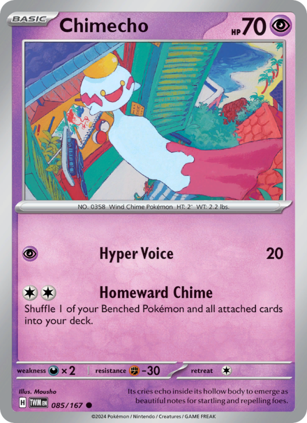 Chimecho (085/167) Reverse Holo card image