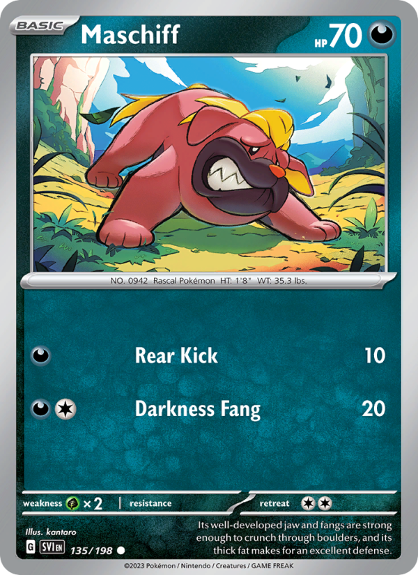 Maschiff (135/198) Reverse Holo card image