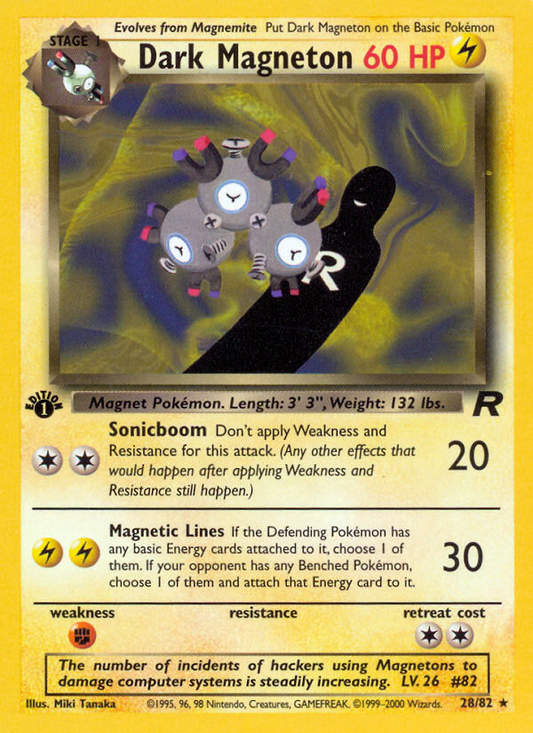 Dark Magneton (028/82) Reverse Holo card image