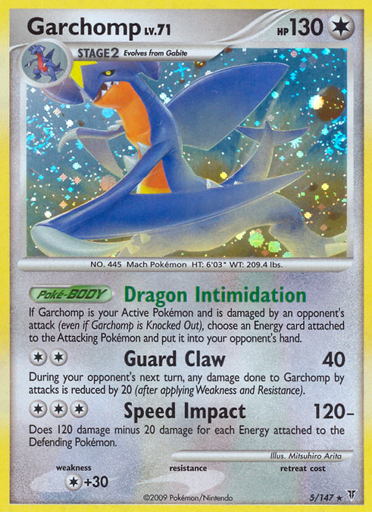 Garchomp (005/147) Reverse Holo card image