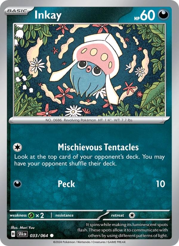 Inkay (033/64) Reverse Holo card image