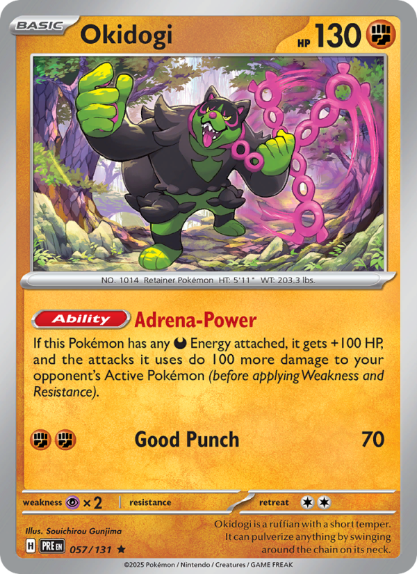 Okidogi (057/131) Reverse Holo card image