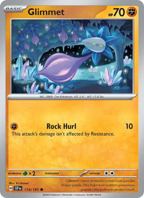 Glimmet (114/191) Reverse Holo card image