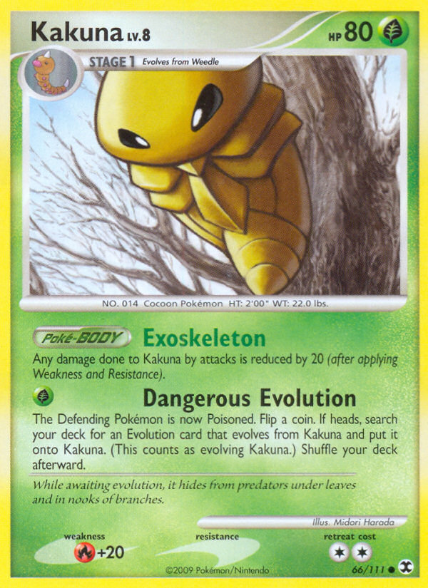 Kakuna (066/111) Reverse Holo card image