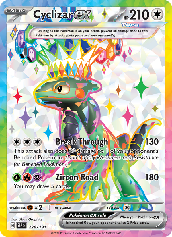 Cyclizar ex (228/191) Holographic card image