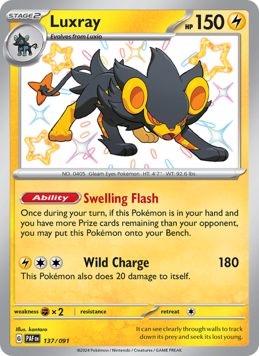 Luxray (137/91) Holographic card image