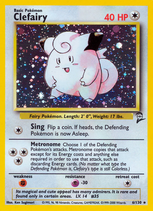 Clefairy (006/130) Reverse Holo card image