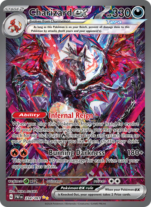 Charizard ex (234/91) Holographic card image