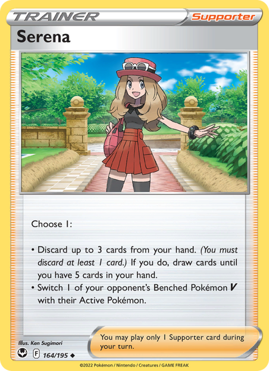 Serena (164/195) Reverse Holo card image