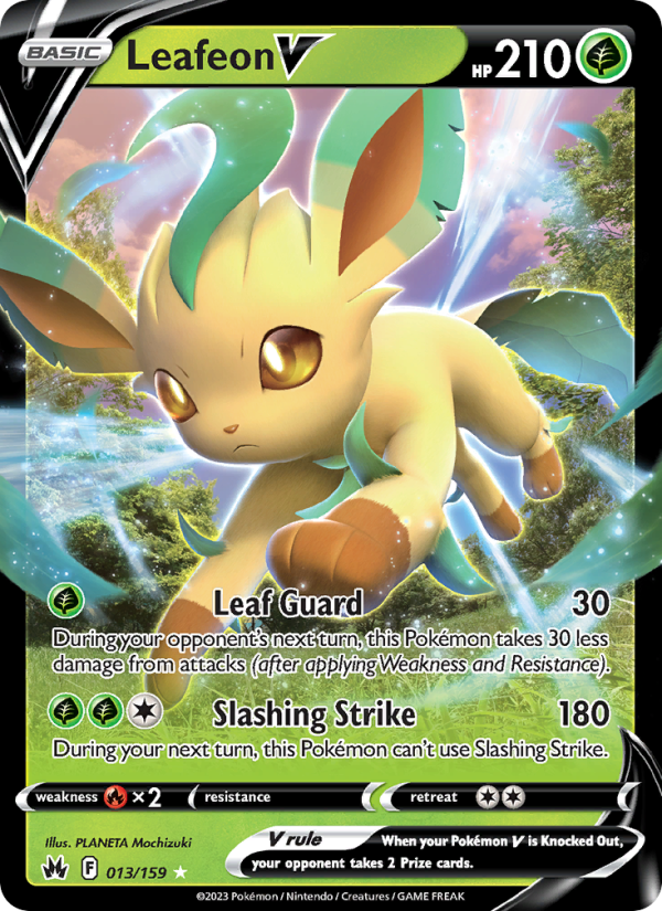 Leafeon V (013/159) Holographic card image