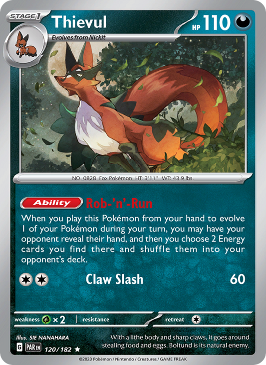 Thievul (120/182) Holographic card image