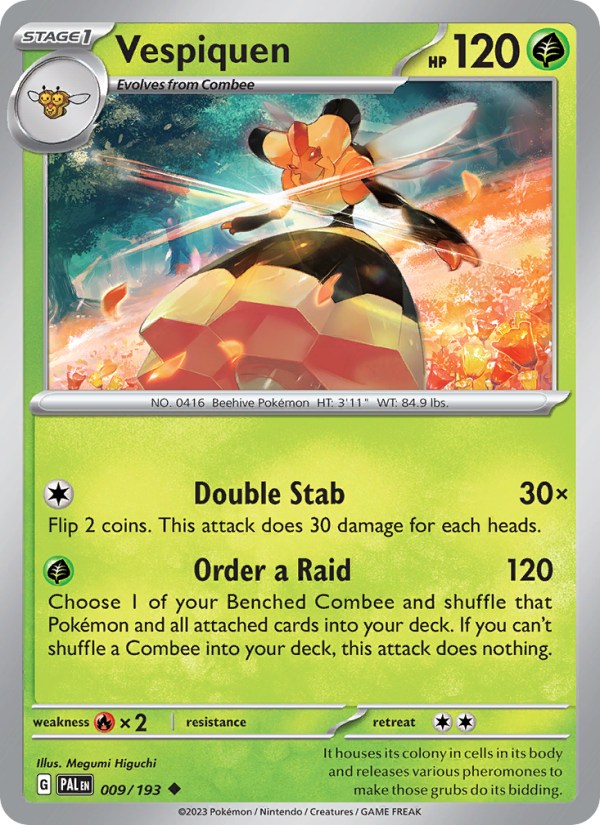 Vespiquen (009/193) Reverse Holo card image
