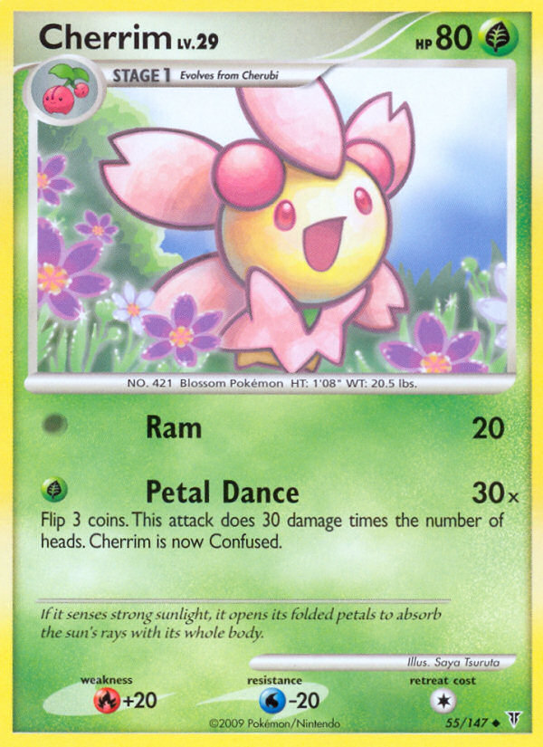Cherrim (055/147) Reverse Holo card image