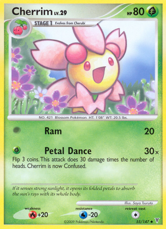 Cherrim (055/147) Reverse Holo card image
