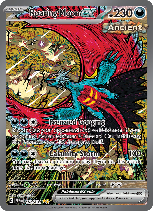 Roaring Moon ex (162/131) Reverse Holo card image