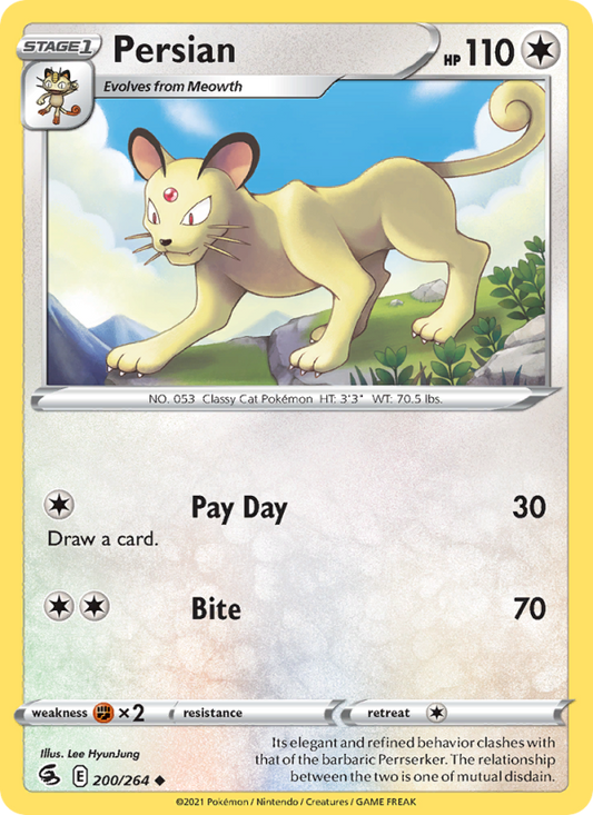 Persian (200/264) Reverse Holo card image