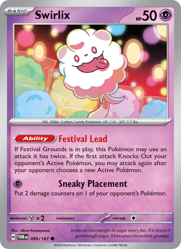 Swirlix (089/167) Reverse Holo card image