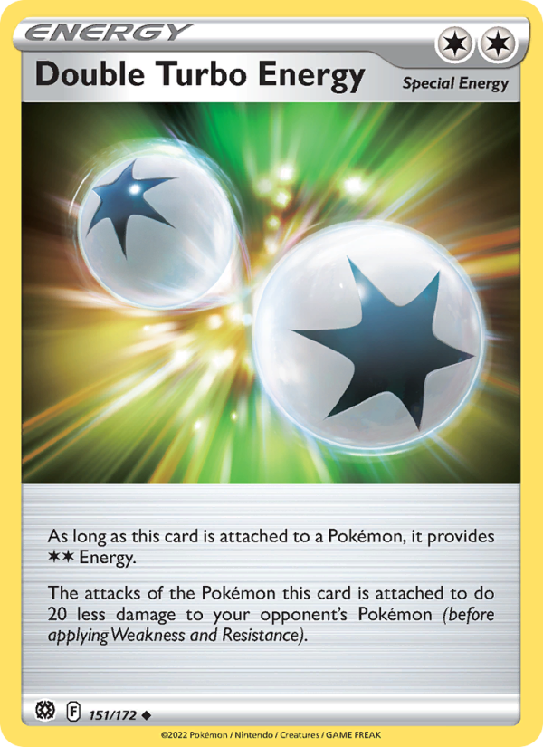 Double Turbo Energy (151/172) Reverse Holo card image
