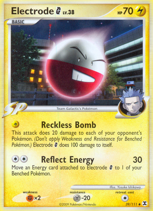 Electrode G (039/111) Reverse Holo card image