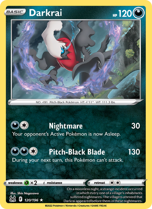 Darkrai (120/196) Reverse Holo card image