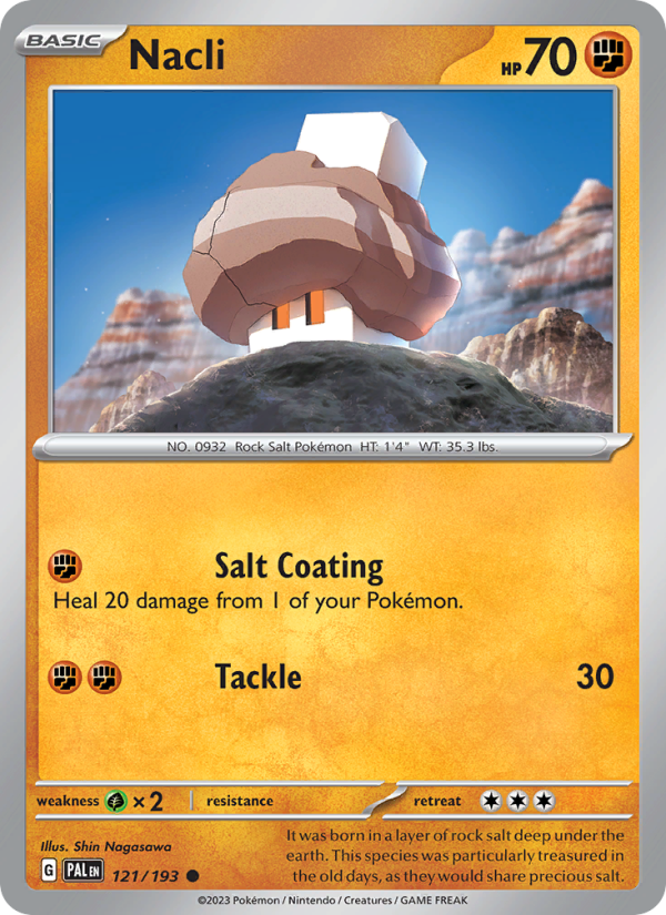 Nacli (121/193) Reverse Holo card image