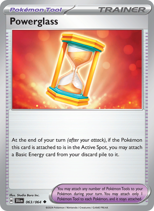 Powerglass (063/64) Reverse Holo card image