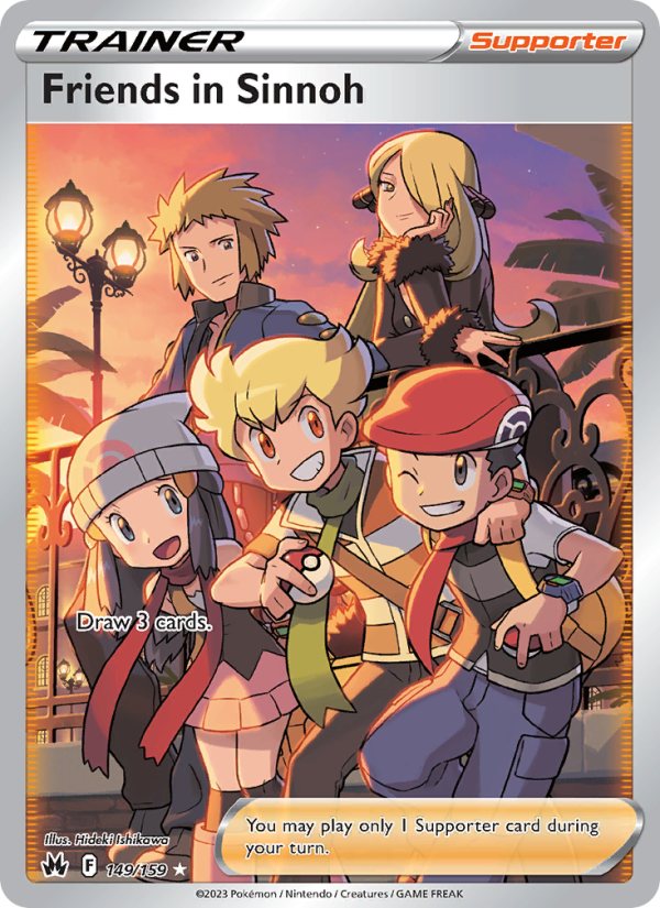 Friends in Sinnoh (149/159) Holographic card image