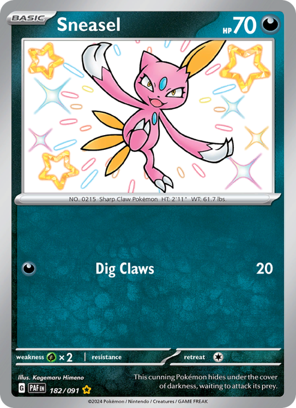 Sneasel (182/91) Holographic card image