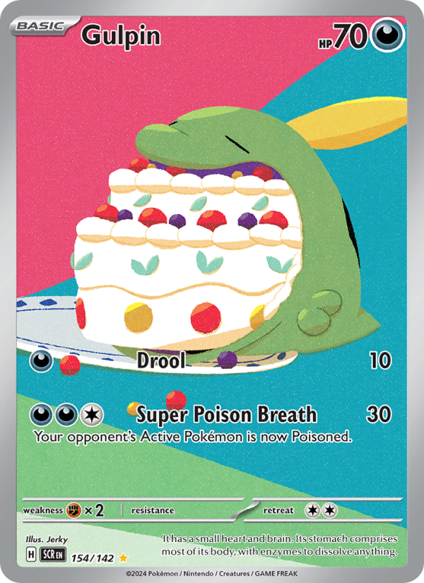 Gulpin (154/142) Holographic card image