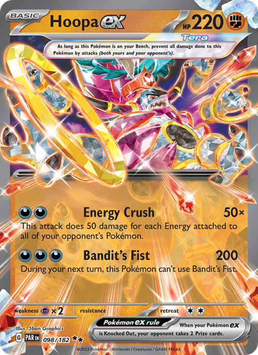 Hoopa ex (098/182) Holographic card image