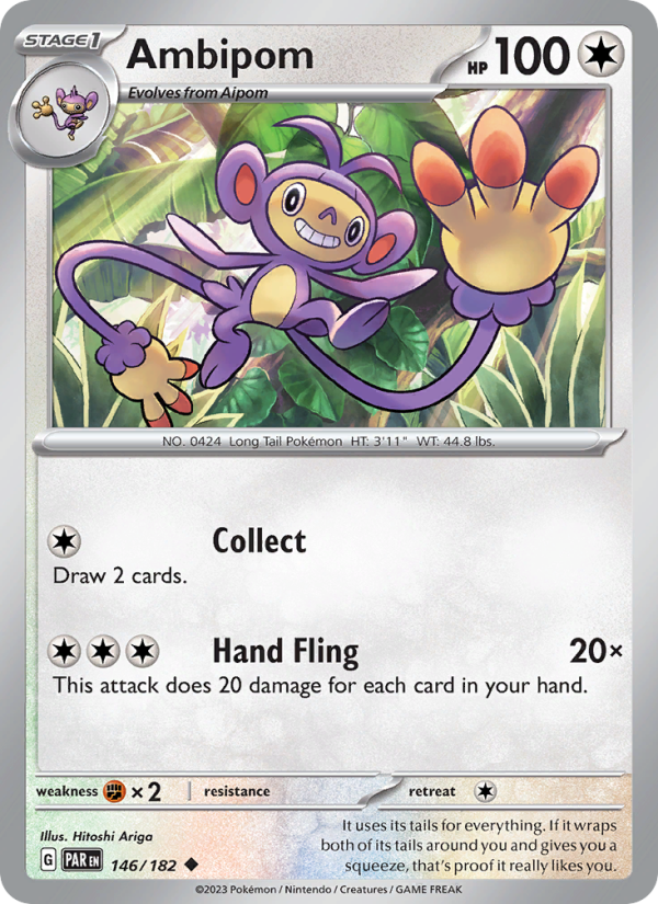 Ambipom (146/182) Reverse Holo card image