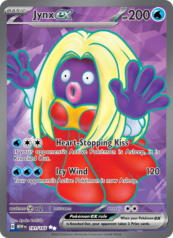 Jynx ex (191/165) Holographic card image