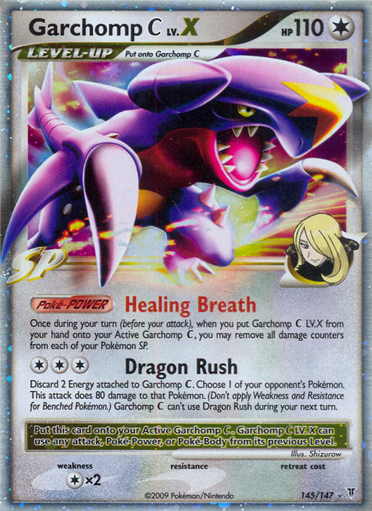 Garchomp C (145/147) Reverse Holo card image