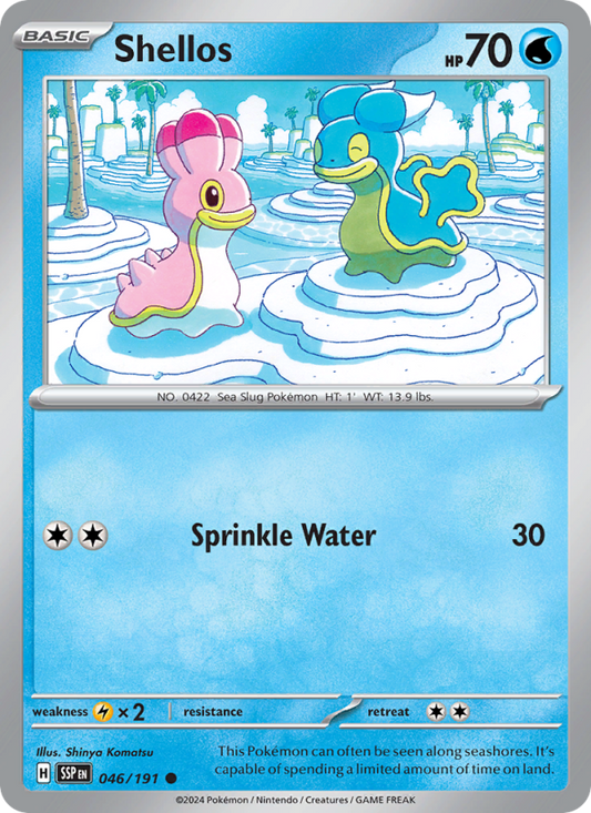 Shellos (046/191) Reverse Holo card image