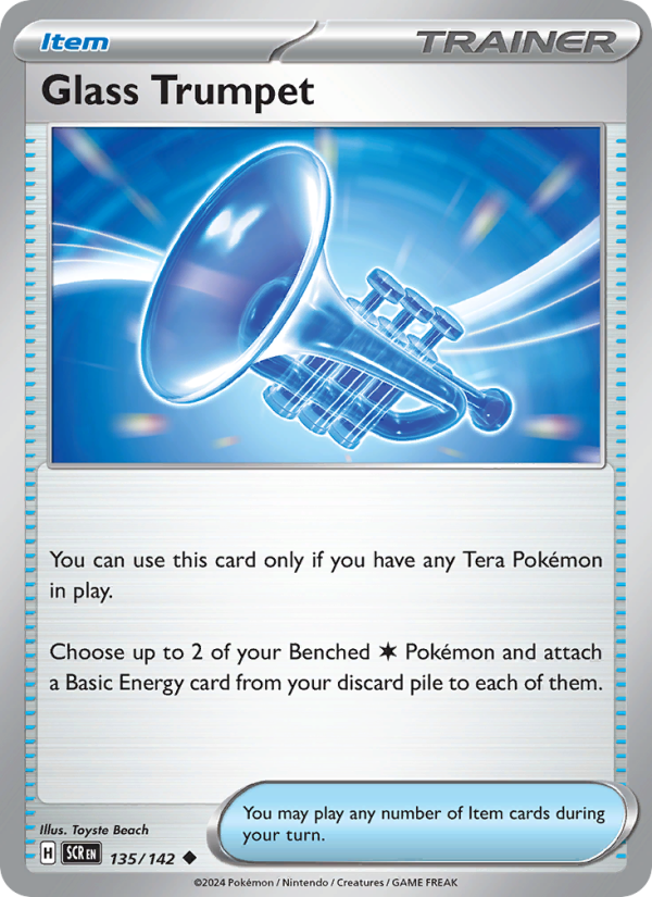 Glass Trumpet (135/142) Reverse Holo card image