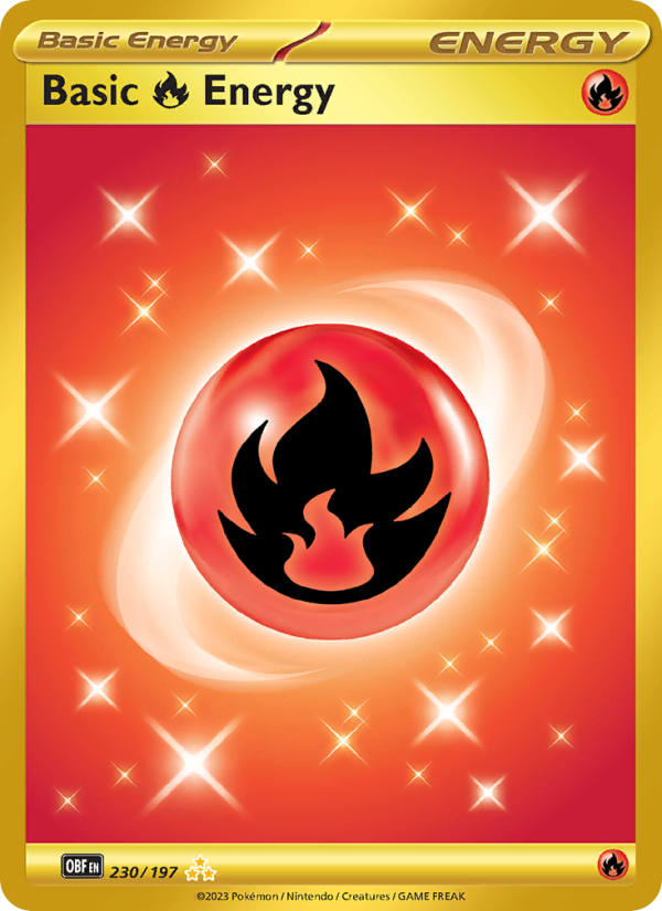 Basic Fire Energy (230/197) Holographic card image