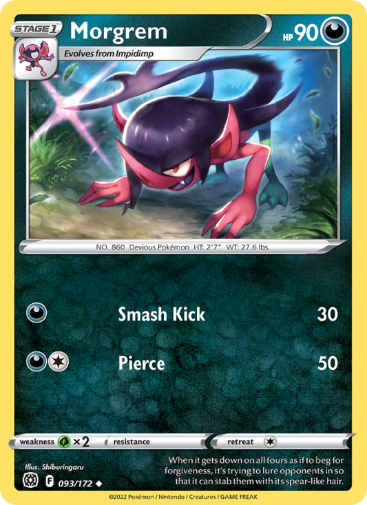 Morgrem (093/172) Reverse Holo card image