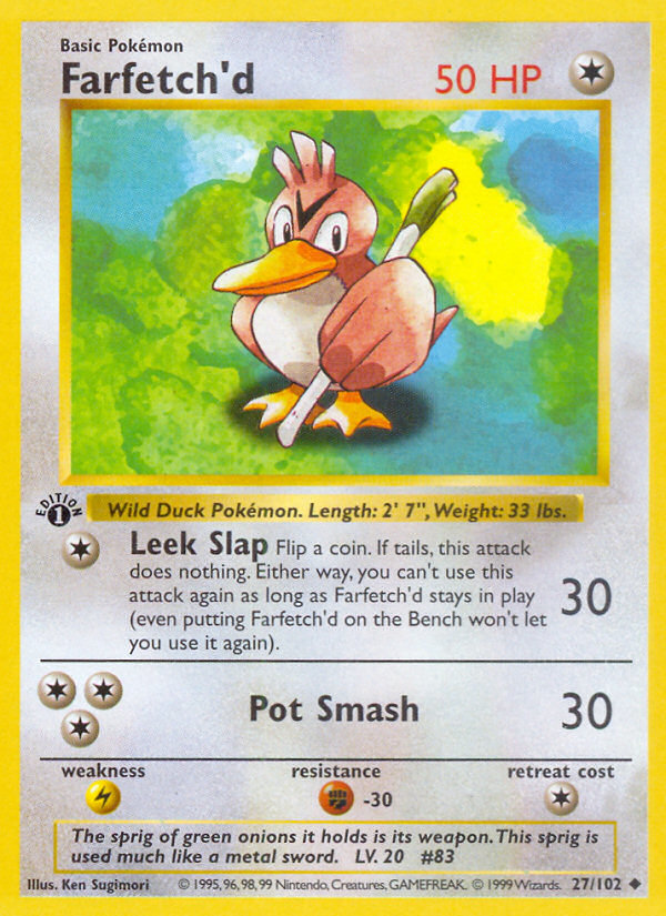 Farfetch'd (027/102) Reverse Holo card image