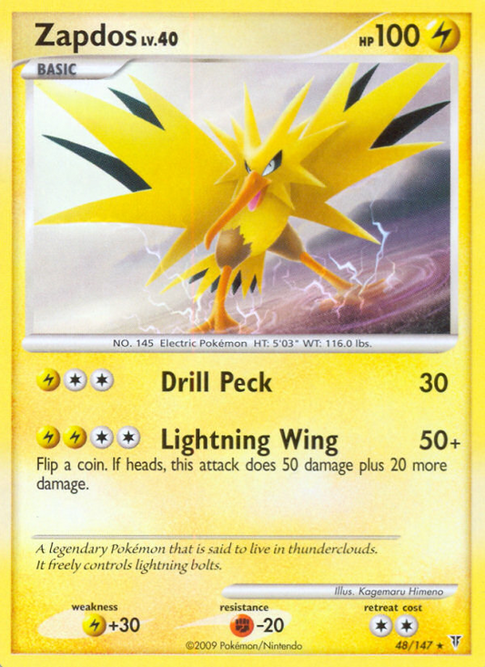 Zapdos (048/147) Reverse Holo card image