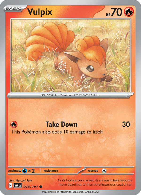 Vulpix (016/191) Reverse Holo card image