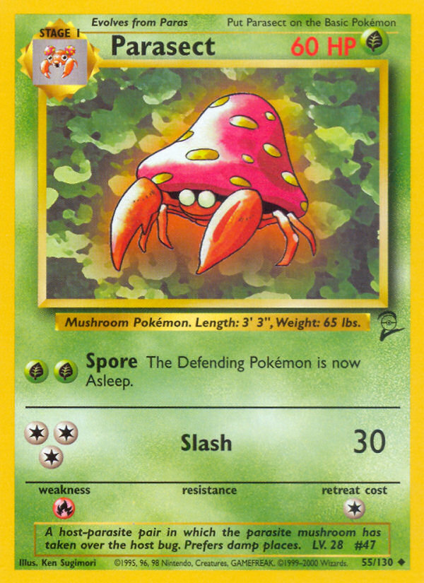 Parasect (055/130) Reverse Holo card image