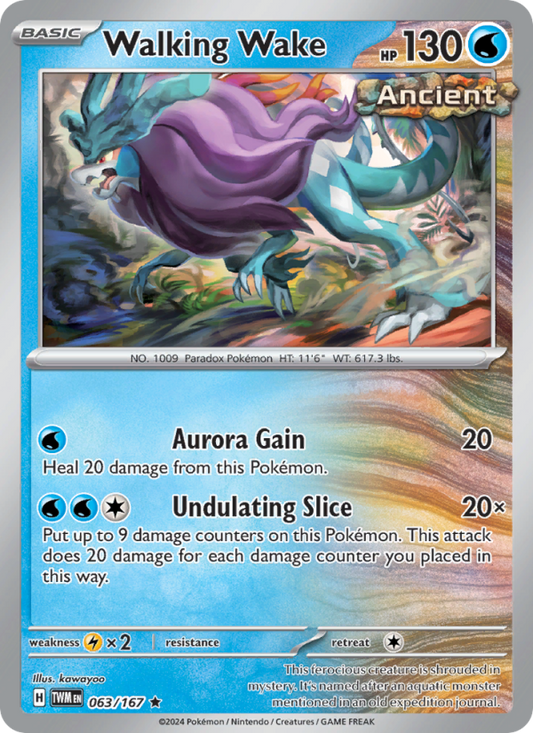 Walking Wake (063/167) Reverse Holo card image