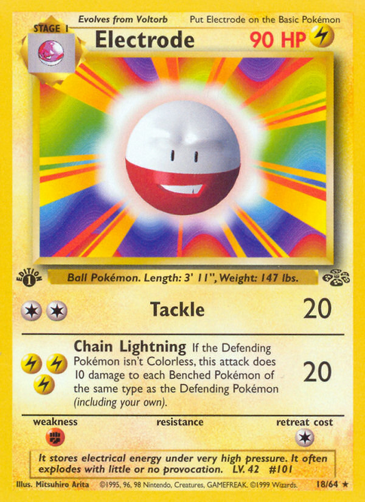 Electrode (018/64) Reverse Holo card image