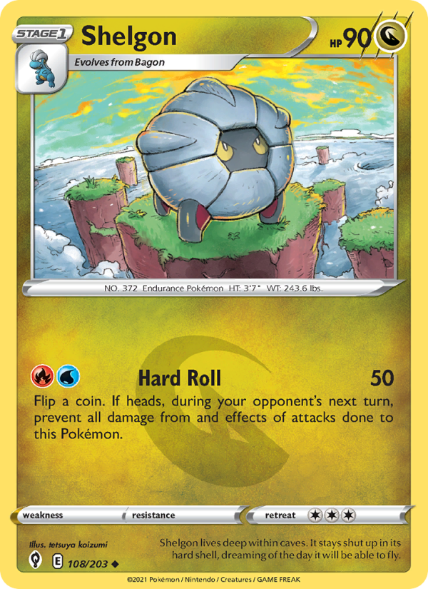 Shelgon (108/203) Reverse Holo card image
