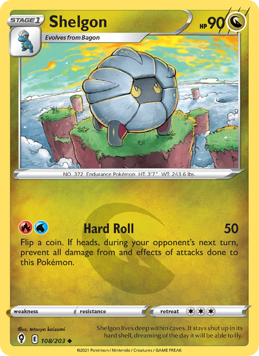 Shelgon (108/203) Reverse Holo card image